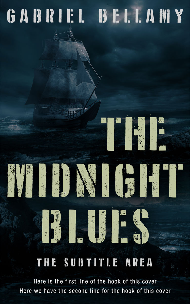 2D view of Premade Action & Adventure Book Cover - Firefly