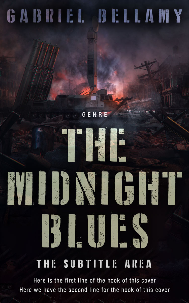 2D view of Premade Apocalyptica Book Cover - Bastille