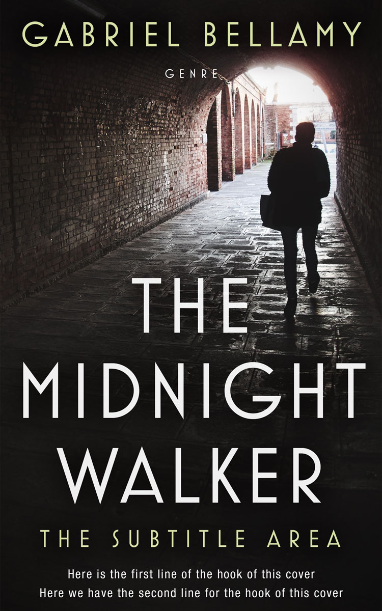 2D view of Premade Mystery & Thriller & Suspense Book Cover - Cod Gray