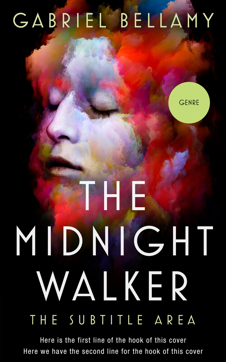 2D view of Premade Health & Mind & Body Book Cover - Night Rider