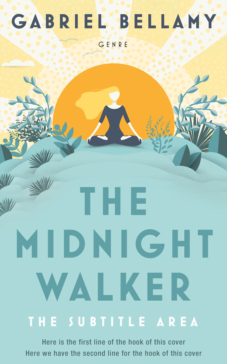 2D view of Premade Health & Mind & Body Book Cover - Edgewater