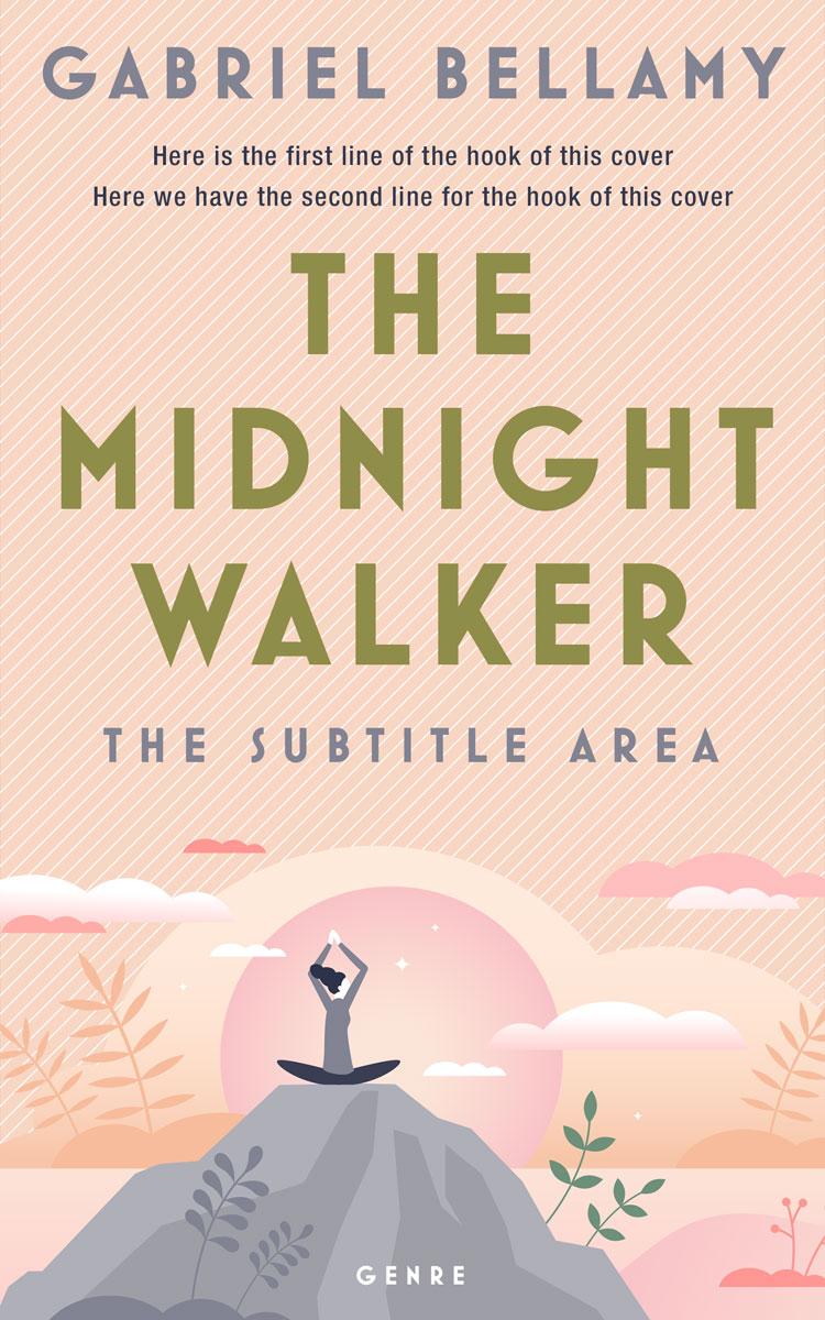 2D view of Premade Health & Dieting & Fitness Book Cover - Albescent White