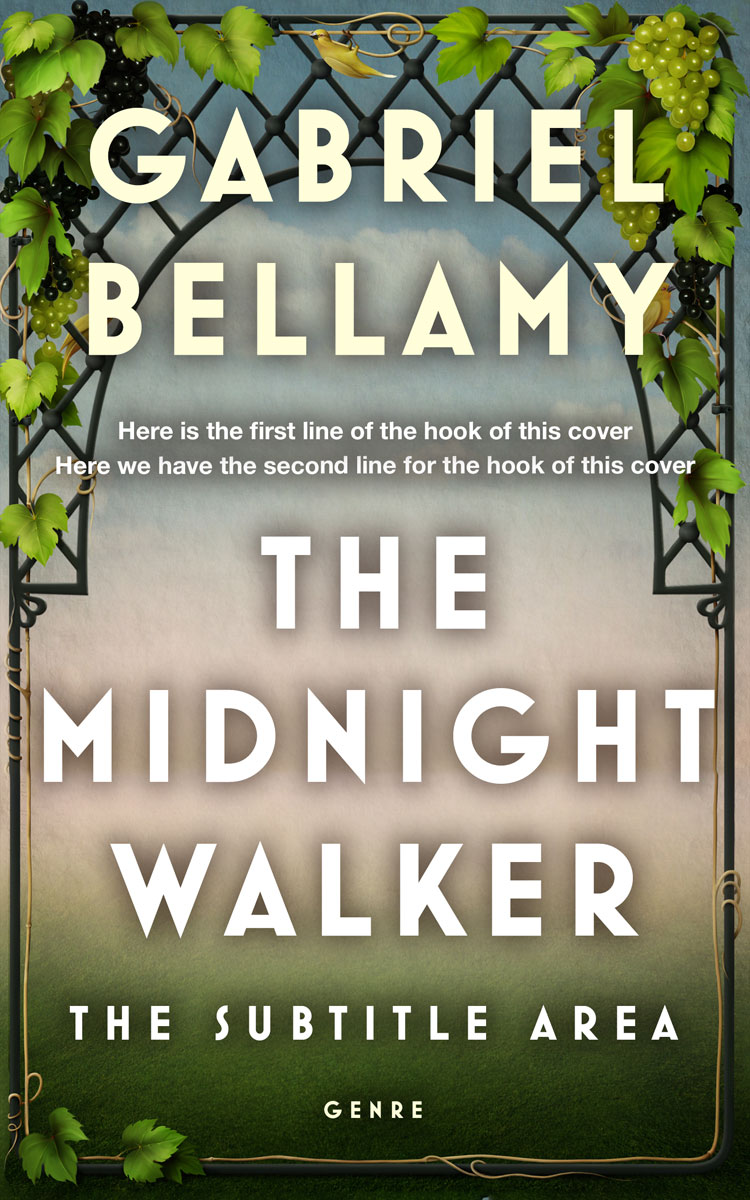 2D view of Premade Literary Fiction Book Cover - Napa