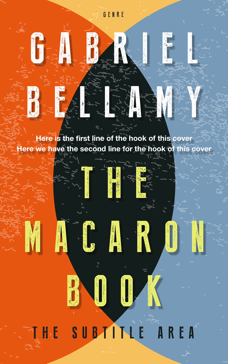 2D view of Premade Abstract Book Cover - Ship Cove