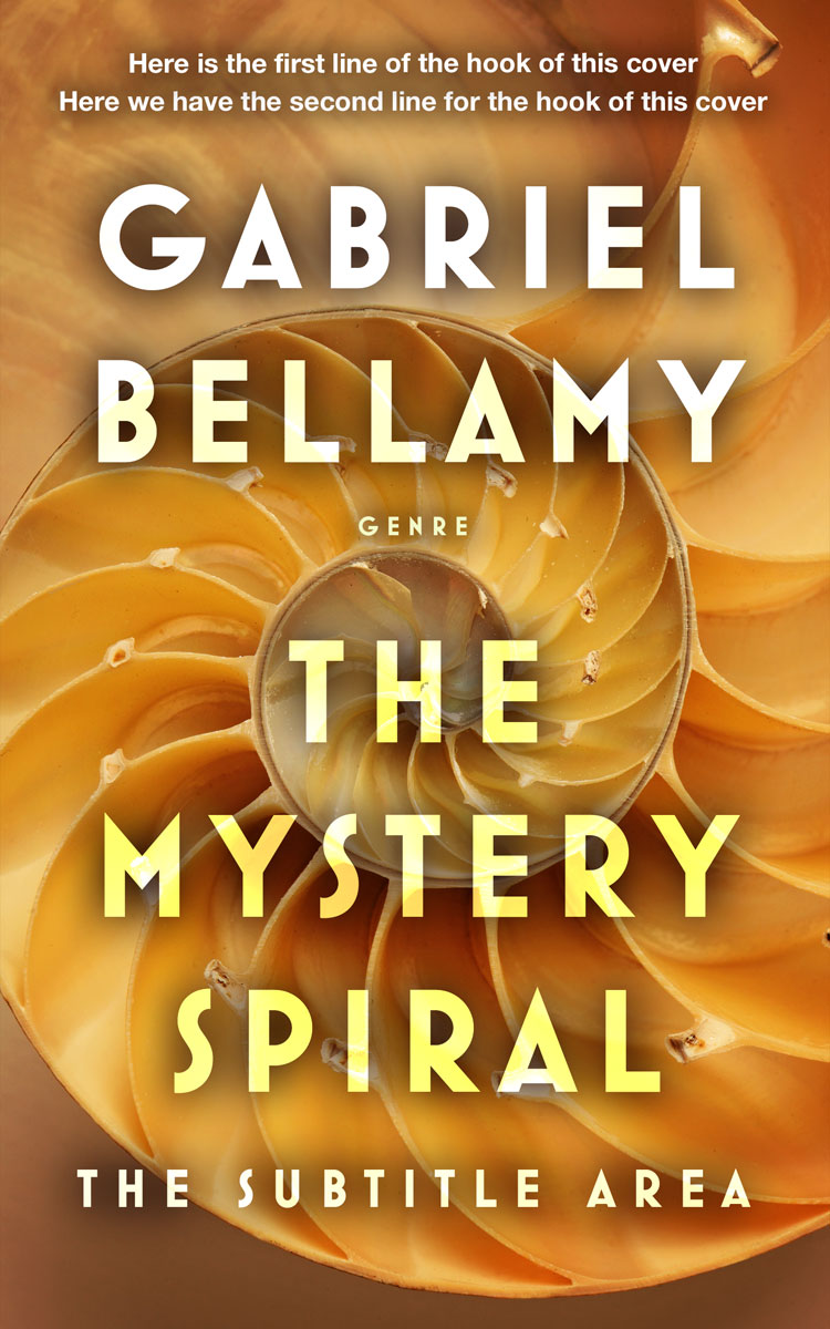 2D view of Premade Science & Nature Book Cover - Copper