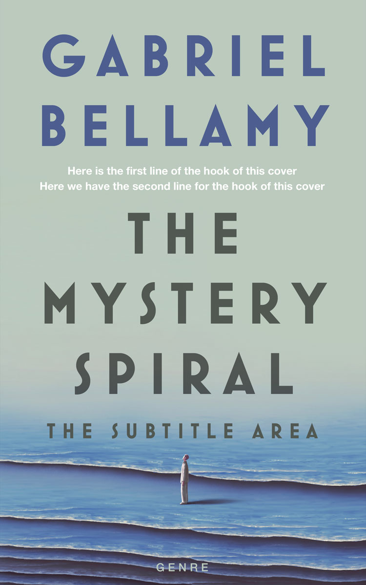 2D view of Premade Surreal Book Cover - Powder Ash