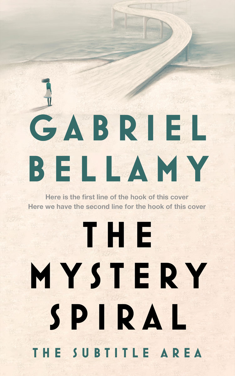 2D view of Premade Self-Improvement & Self-Help Book Cover - Merino