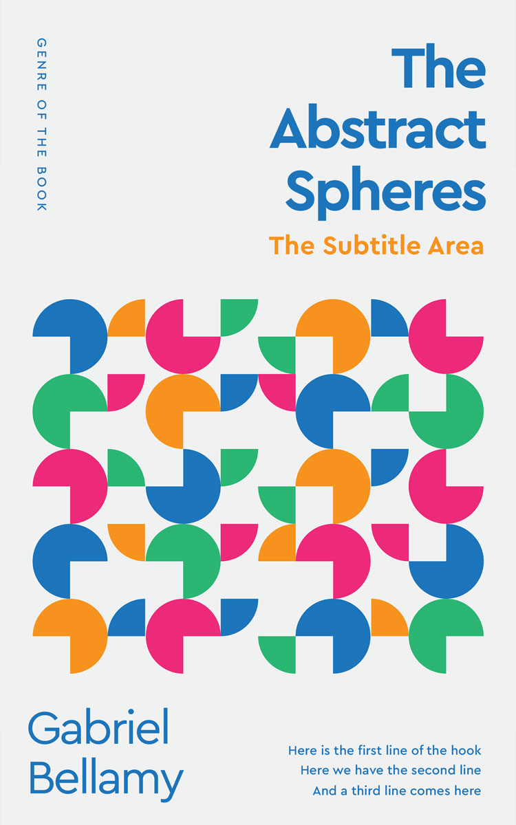 2D view of Premade Self-Improvement & Self-Help Book Cover - Concrete