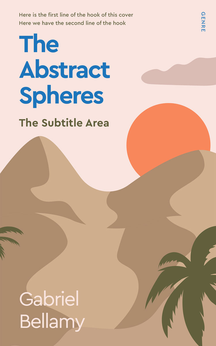 2D view of Premade Nature Book Cover - Teak