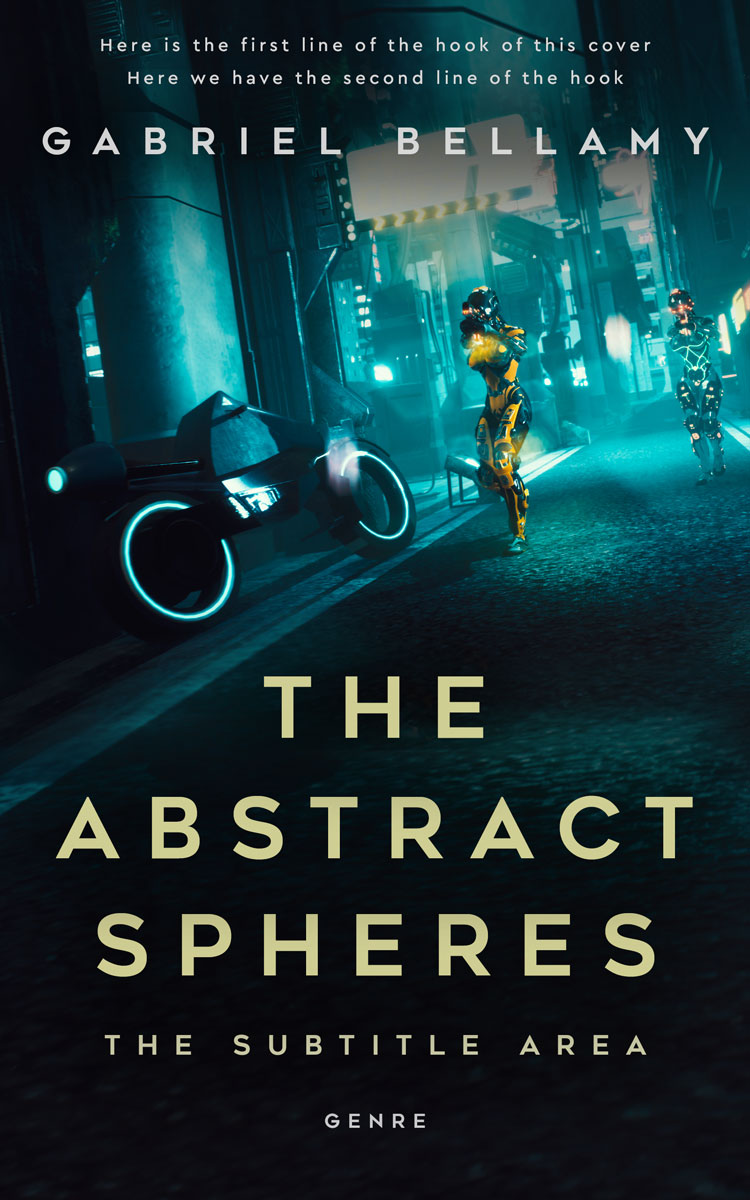 2D view of Premade Science Fiction Book Cover - Firefly