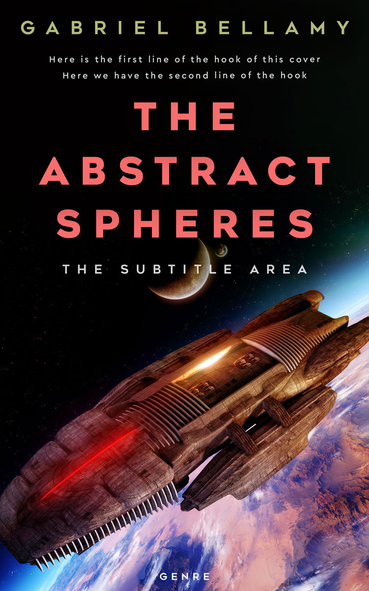 2D view of Premade Science Fiction Book Cover - Gondola