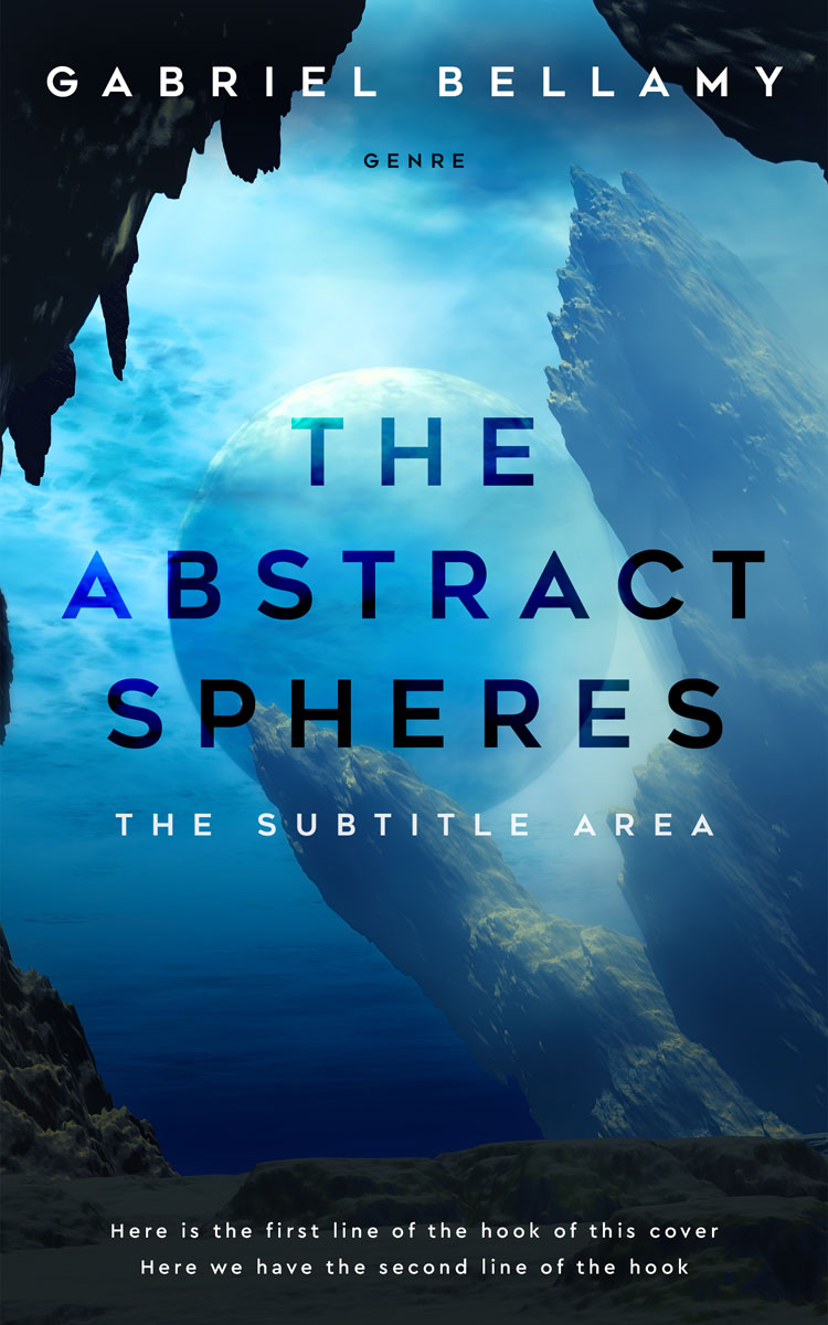 2D view of Premade Science Fiction Book Cover - Elephant