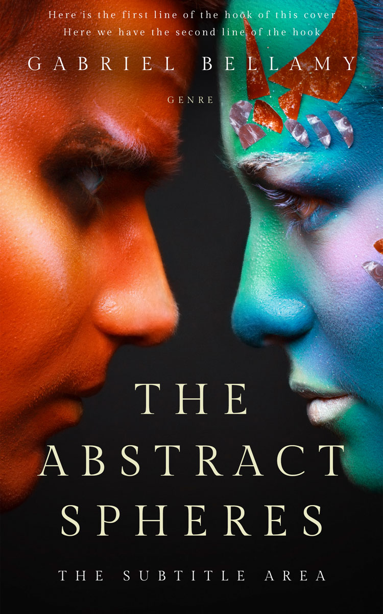 2D view of Premade Paranormal & Urban Book Cover - Raw Sienna