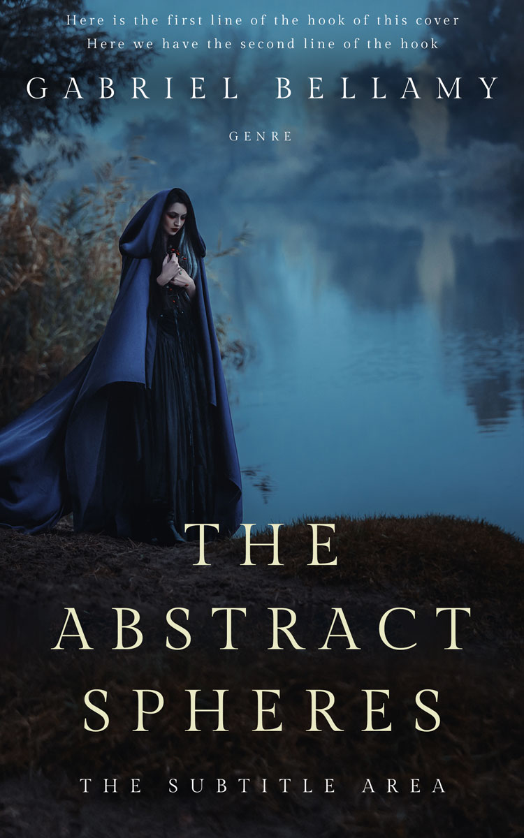 2D view of Premade Fantasy Book Cover - Shark