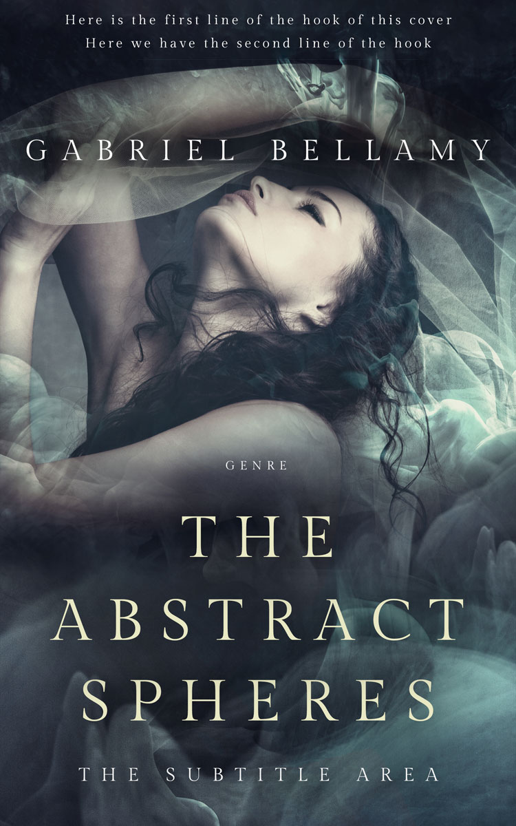 2D view of Premade Romance Book Cover - Outer Space