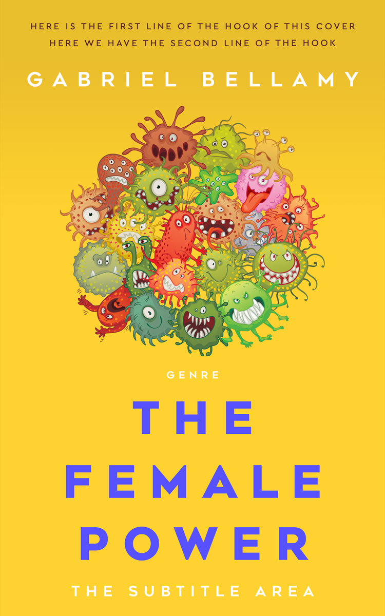 2D view of Premade Children's Book Cover - Saffron