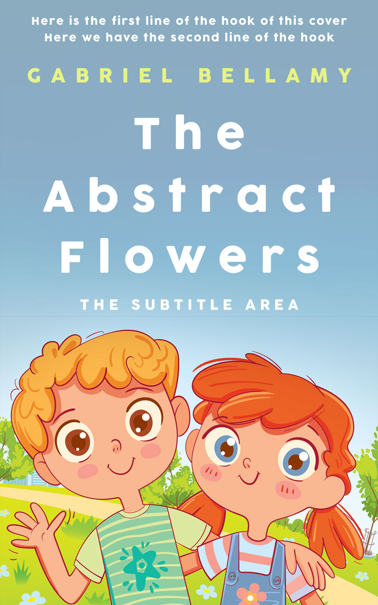 2D view of Premade Children's Book Cover - Polo Blue