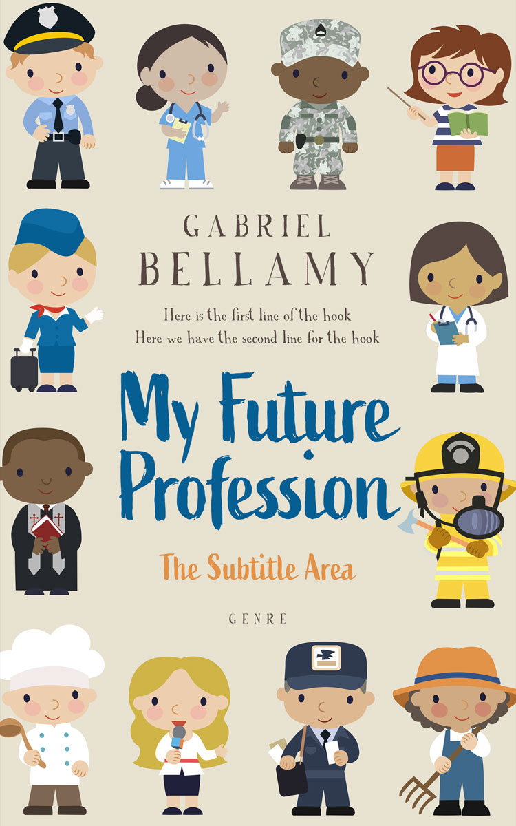 2D view of Premade Education Book Cover - White Rock