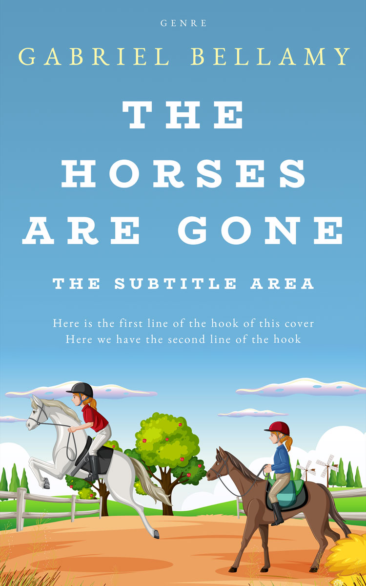 2D view of Premade Children's Book Cover - Danube