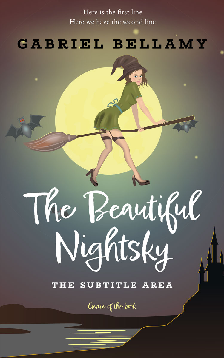 2D view of Premade Chick Lit Book Cover - Chicago