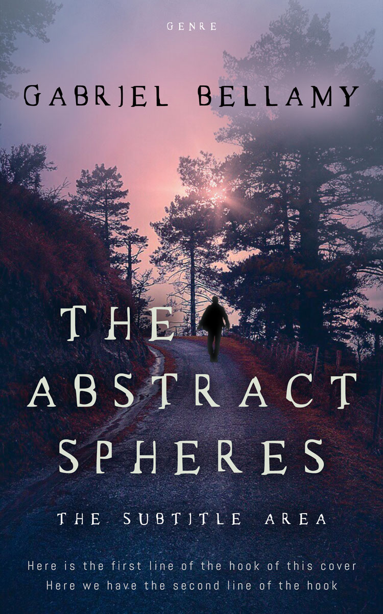 2D view of Premade Mystery & Thriller & Suspense Book Cover - Ebony Clay