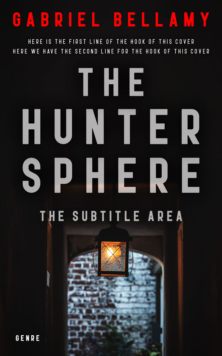 2D view of Premade Mystery & Thriller & Suspense Book Cover - Cod Gray