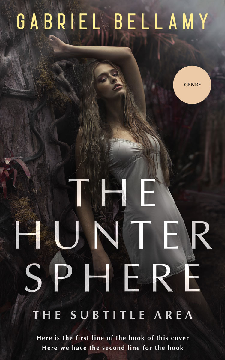 2D view of Premade Fantasy Book Cover - Dune