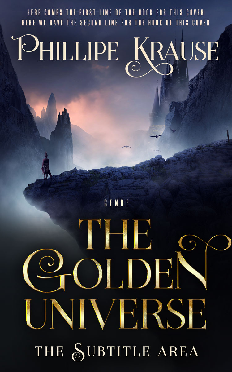 2D view of Premade Fantasy Book Cover - Mirage