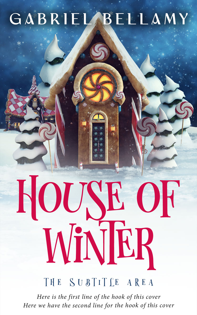 2D view of Premade Fantasy Book Cover - San Juan