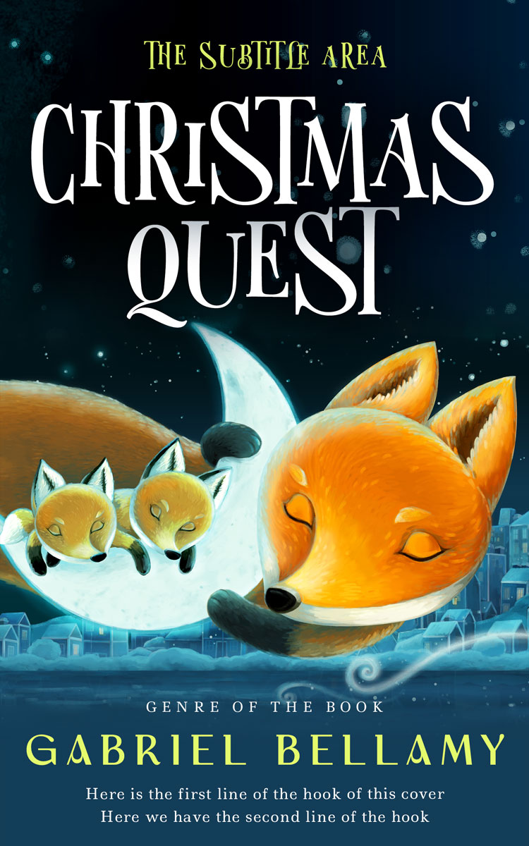 2D view of Premade Children's Book Cover - Firefly