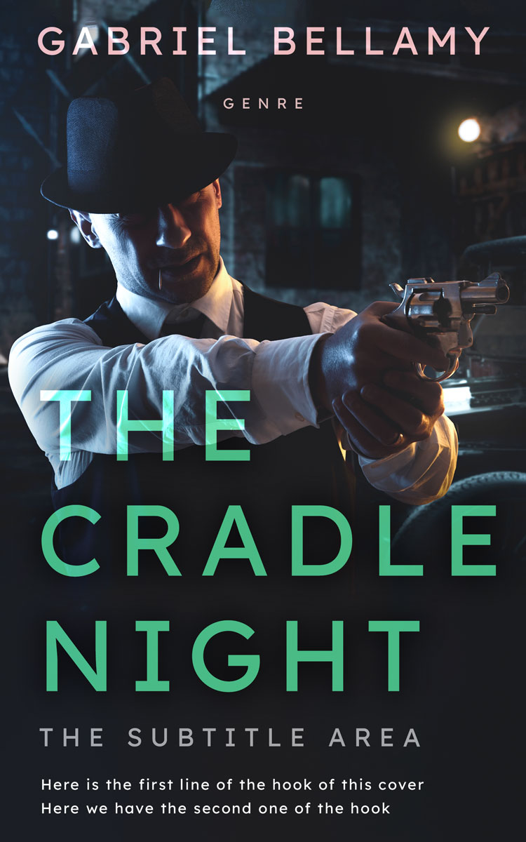 2D view of Premade Mystery & Thriller & Suspense Book Cover - Shark