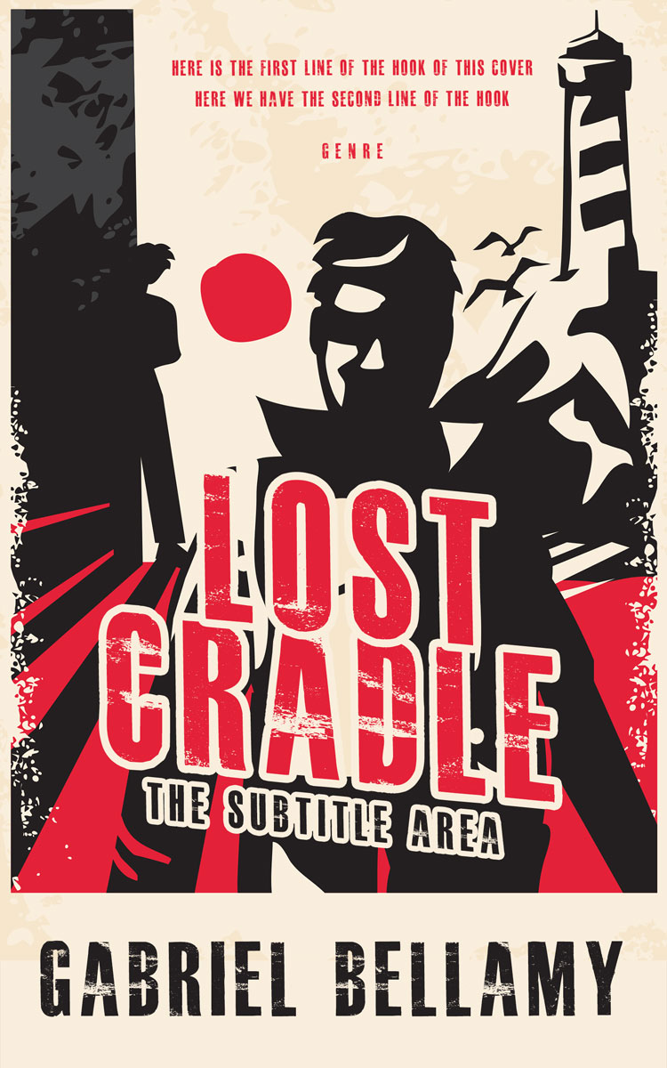 2D view of Premade Mystery & Thriller & Suspense Book Cover - Albescent White