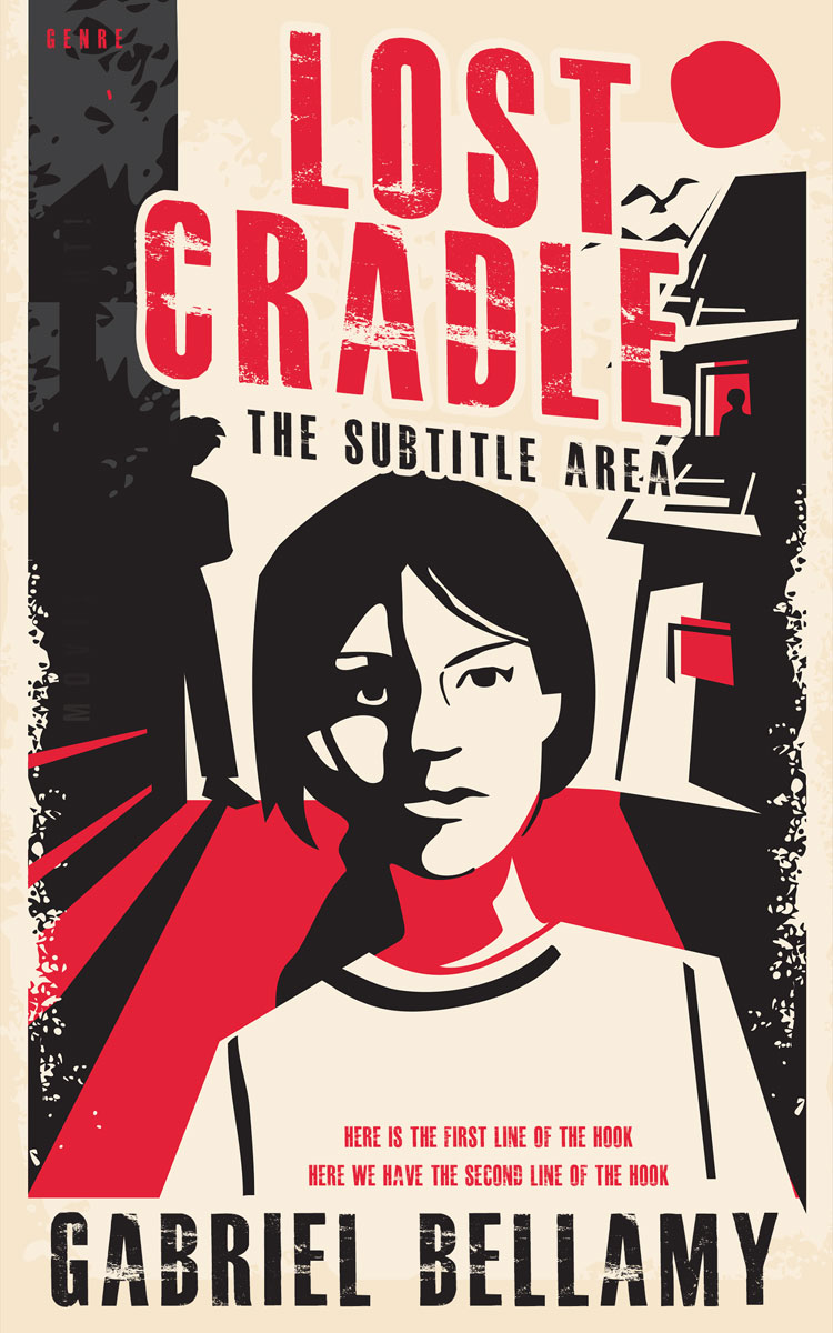 2D view of Premade Mystery & Thriller & Suspense Book Cover - Albescent White