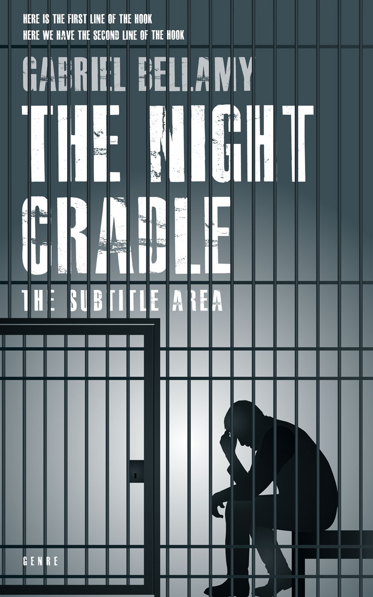 2D view of Premade Mystery & Thriller & Suspense Book Cover - Outer Space