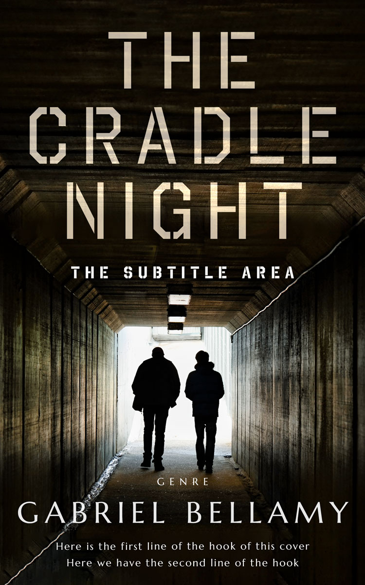 2D view of Premade Mystery & Thriller & Suspense Book Cover - Eternity