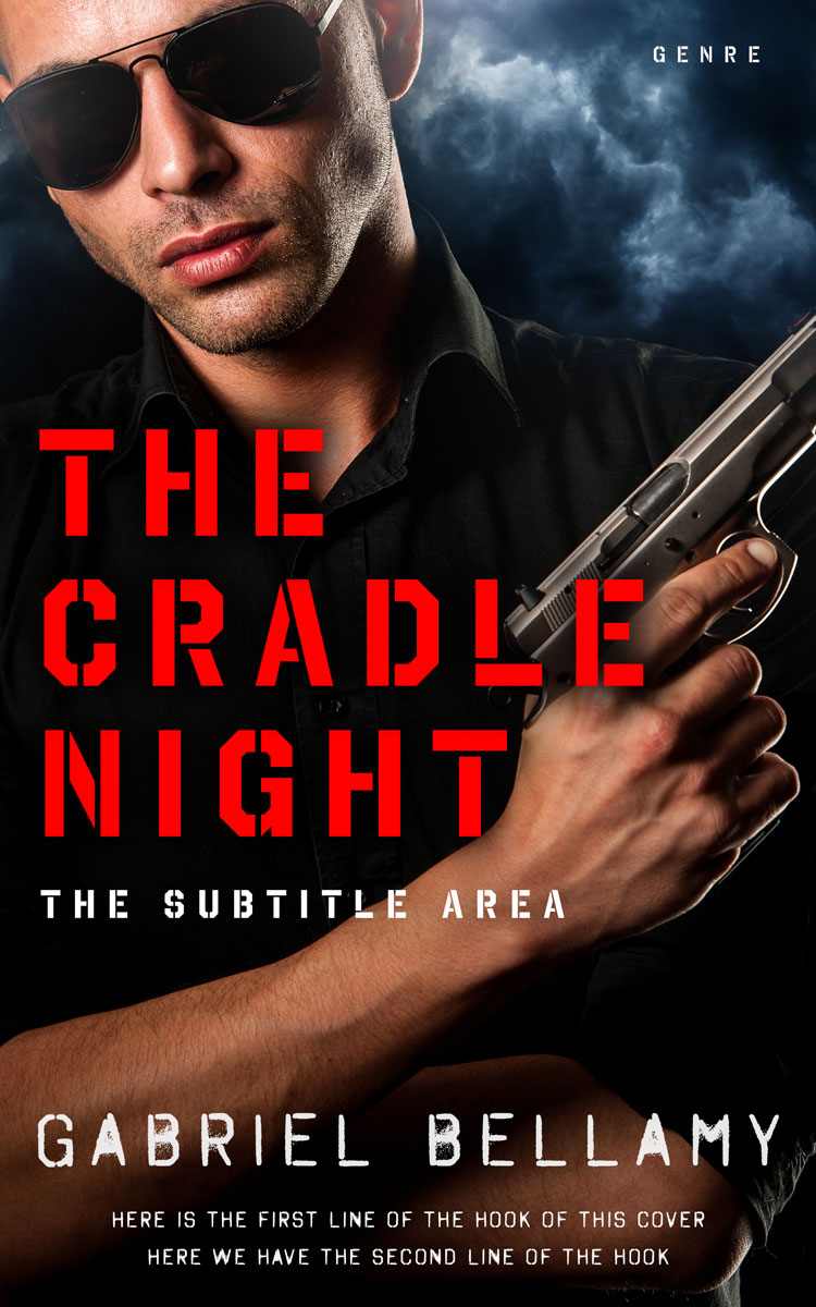 2D view of Premade Mystery & Thriller & Suspense Book Cover - Chestnut Rose