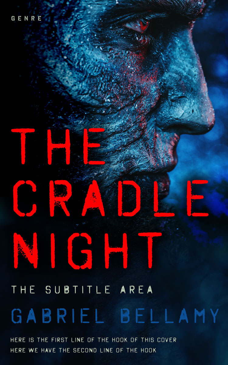 2D view of Premade Horror Book Cover - Firefly