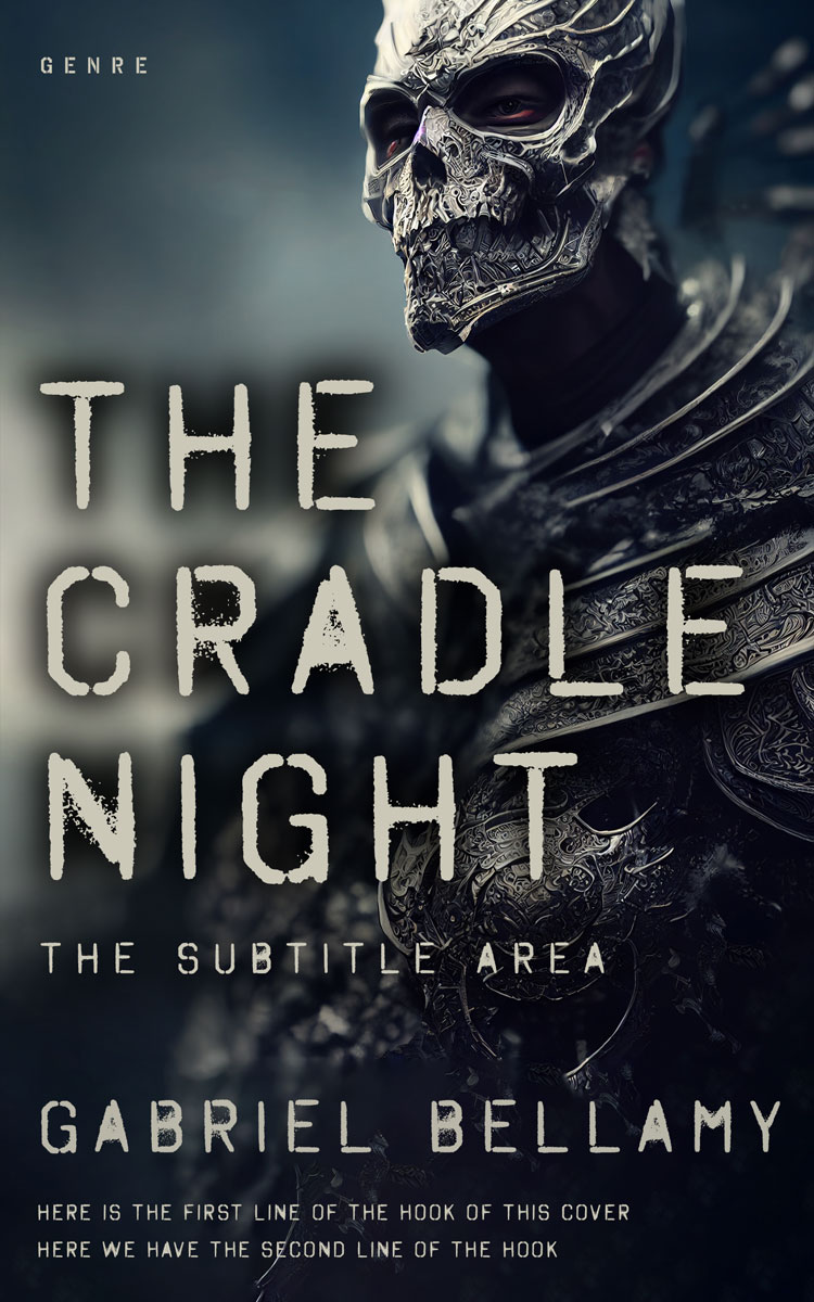 2D view of Premade Fantasy Book Cover - Mirage