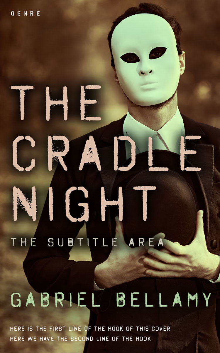 2D view of Premade Mystery & Thriller & Suspense Book Cover - Coffee Bean