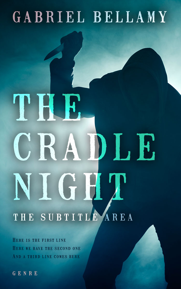 2D view of Premade Mystery & Thriller & Suspense Book Cover - Opal