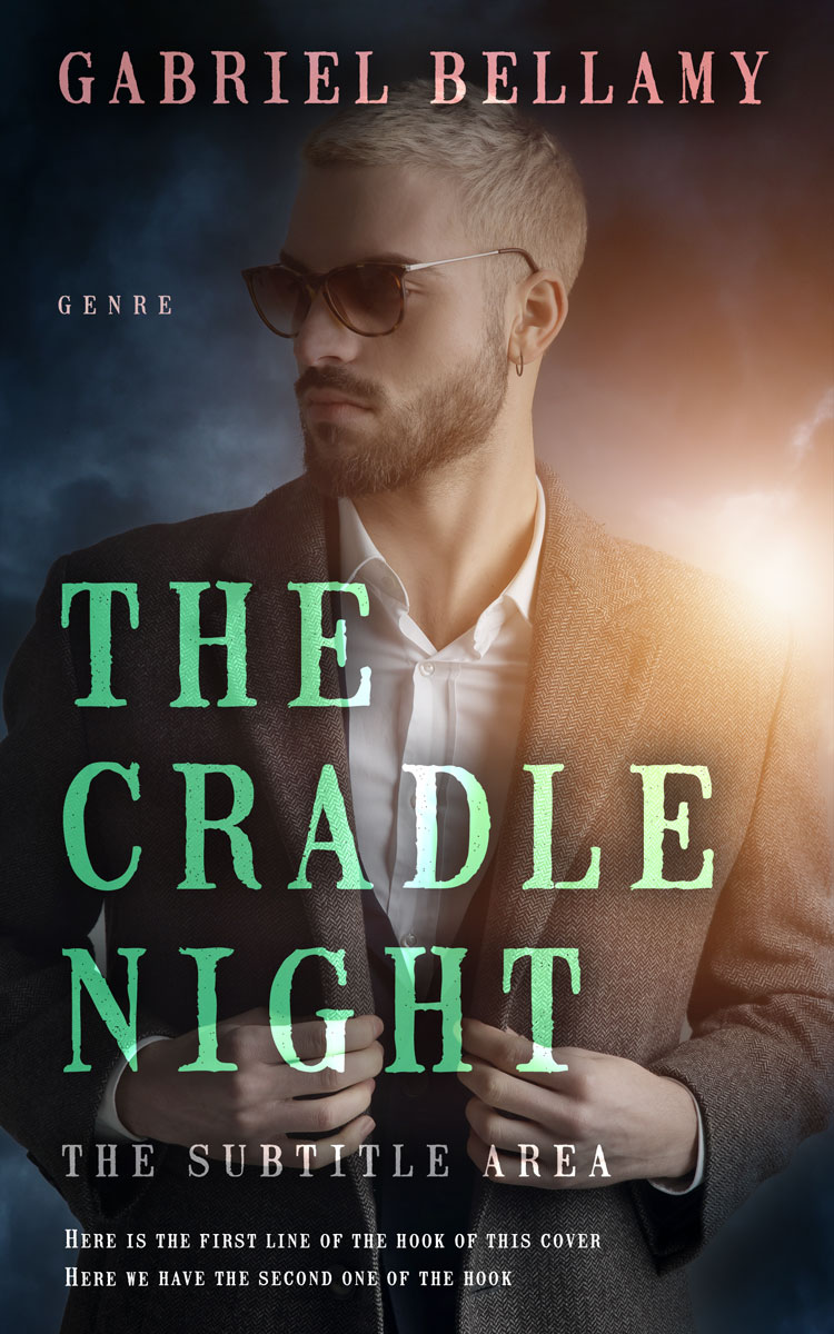 2D view of Premade Mystery & Thriller & Suspense Book Cover - Thunder