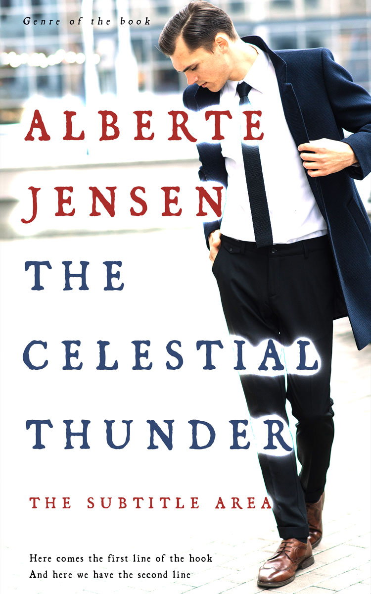 2D view of Premade Business Book Cover - Pearl Bush