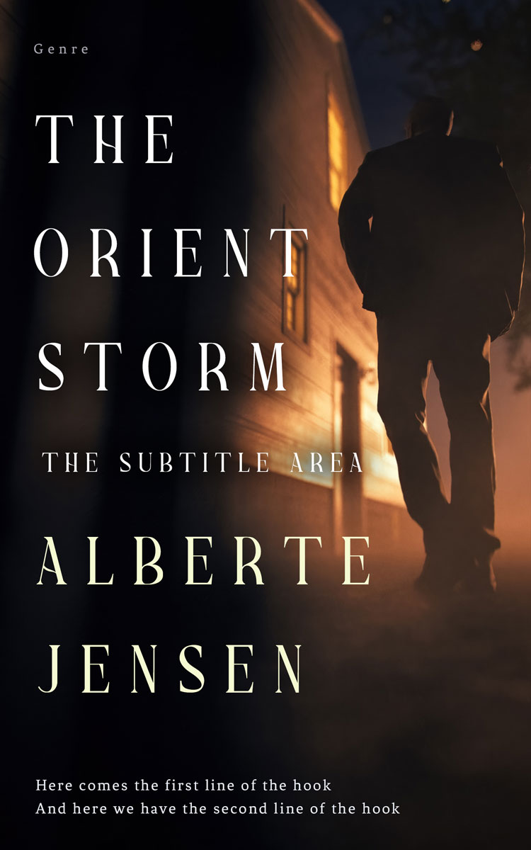 2D view of Premade Mystery & Thriller & Suspense Book Cover - Cod Gray