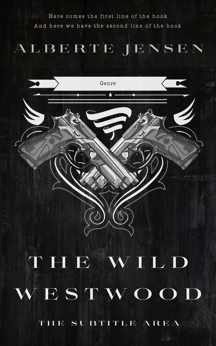 2D view of Premade Horror Book Cover - Cod Gray