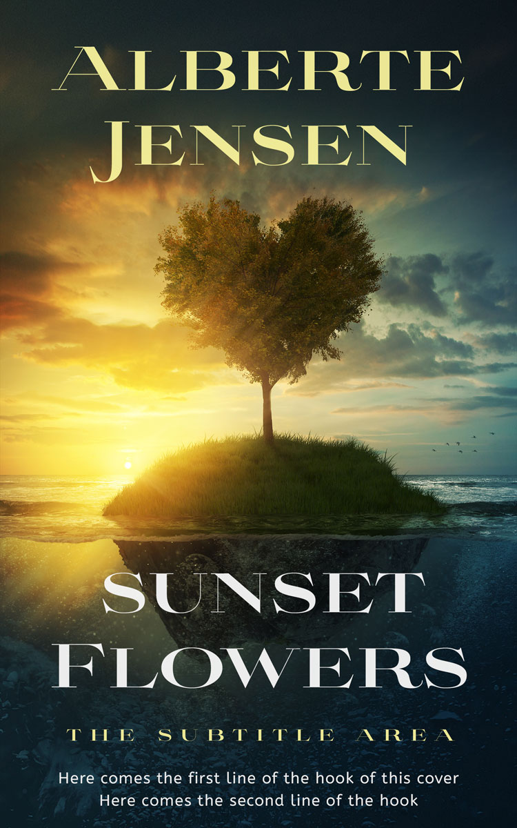 2D view of Premade Nature Book Cover - Tacha