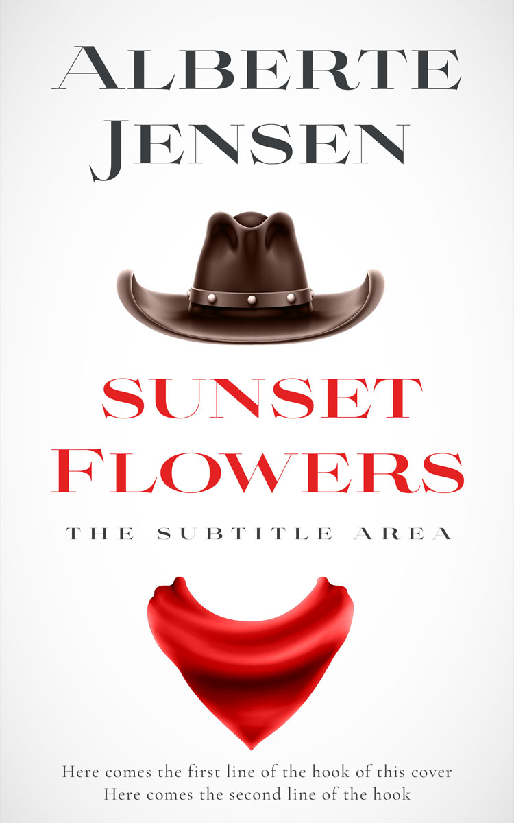 2D view of Premade Action & Adventure Book Cover - Desert Storm