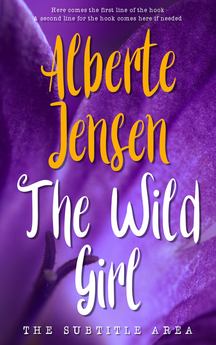 2D view of Premade Nature Book Cover - Honey Flower