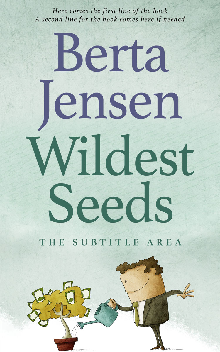 2D view of Premade Business Book Cover - Paris White