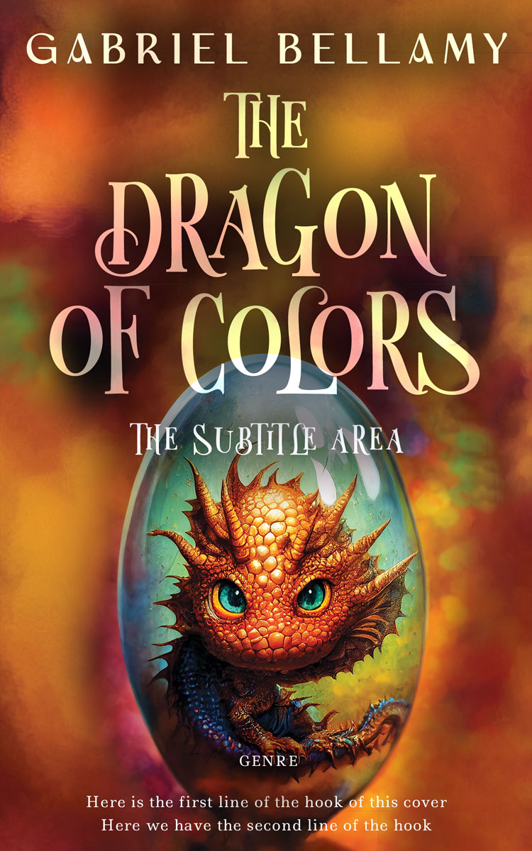 2D view of Premade Fantasy Book Cover - Nutmeg