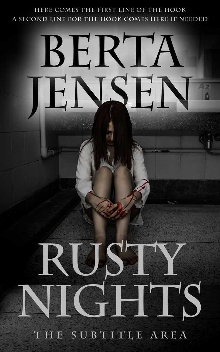 2D view of Premade Apocalyptica Book Cover - Cod Gray